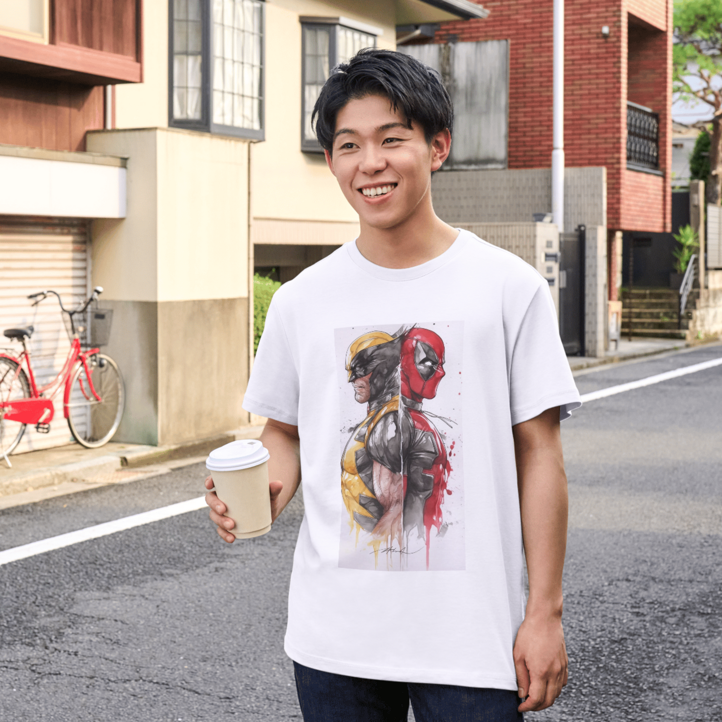 Steel and humor White Tee