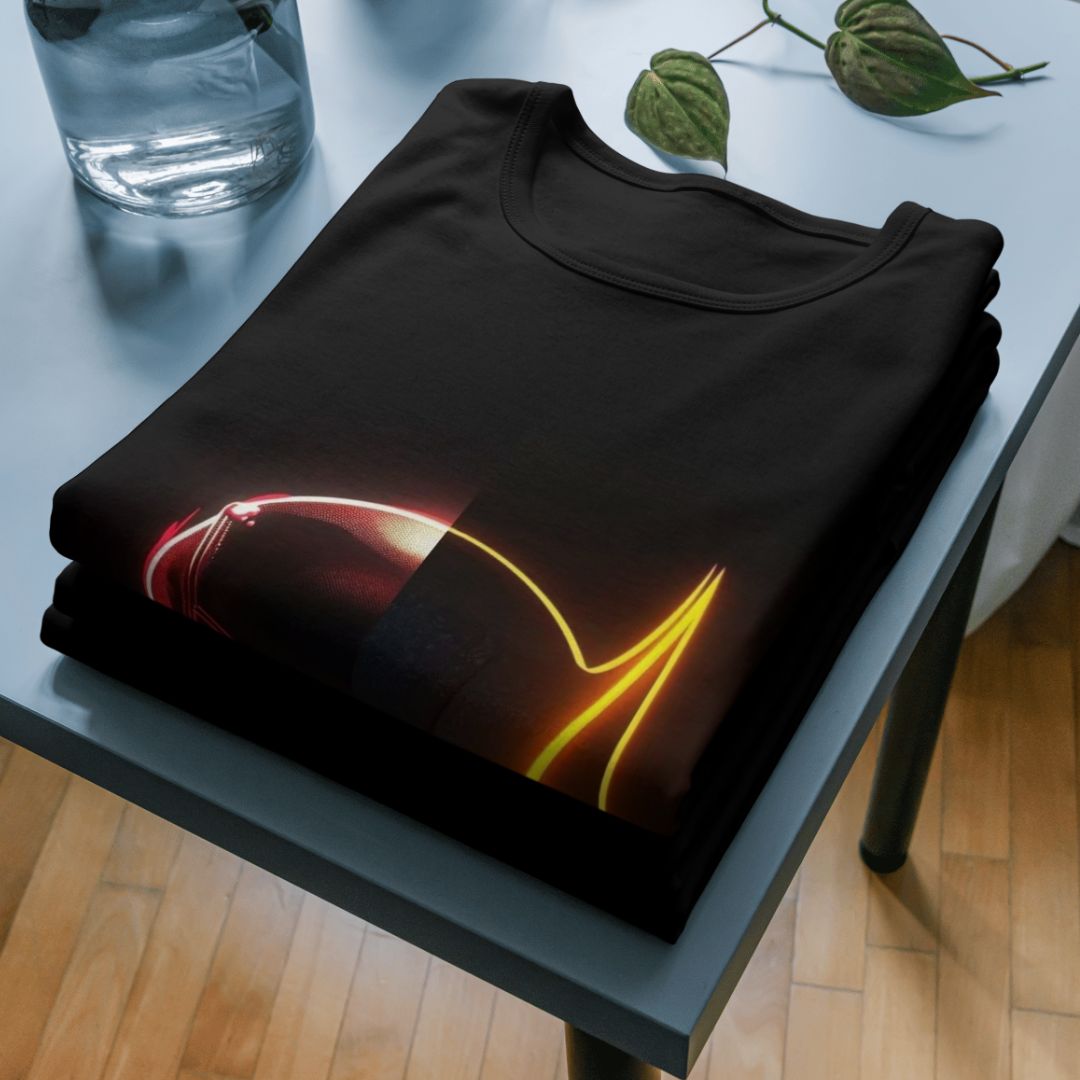 Ddpl & Wlvrn Print Black Tee