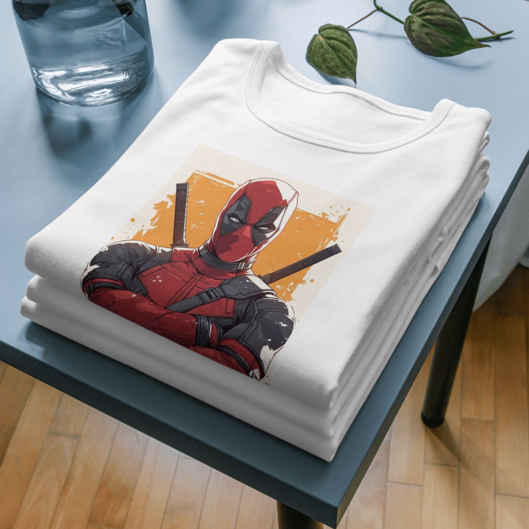 Deadpool Print white Tee