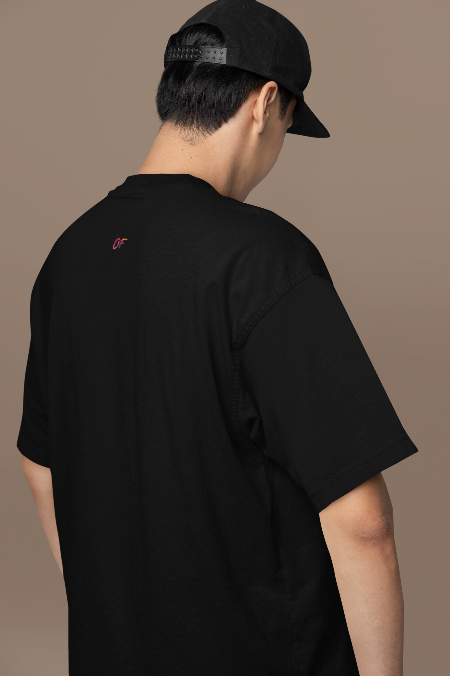 Red Reflection Black Tee