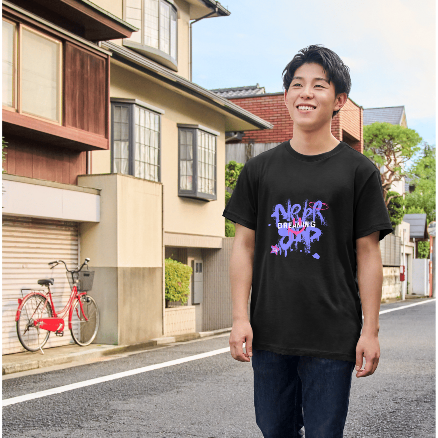 Dream Graffiti Black Tee