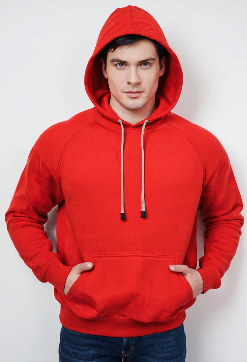 Red Radiance Red hoodie