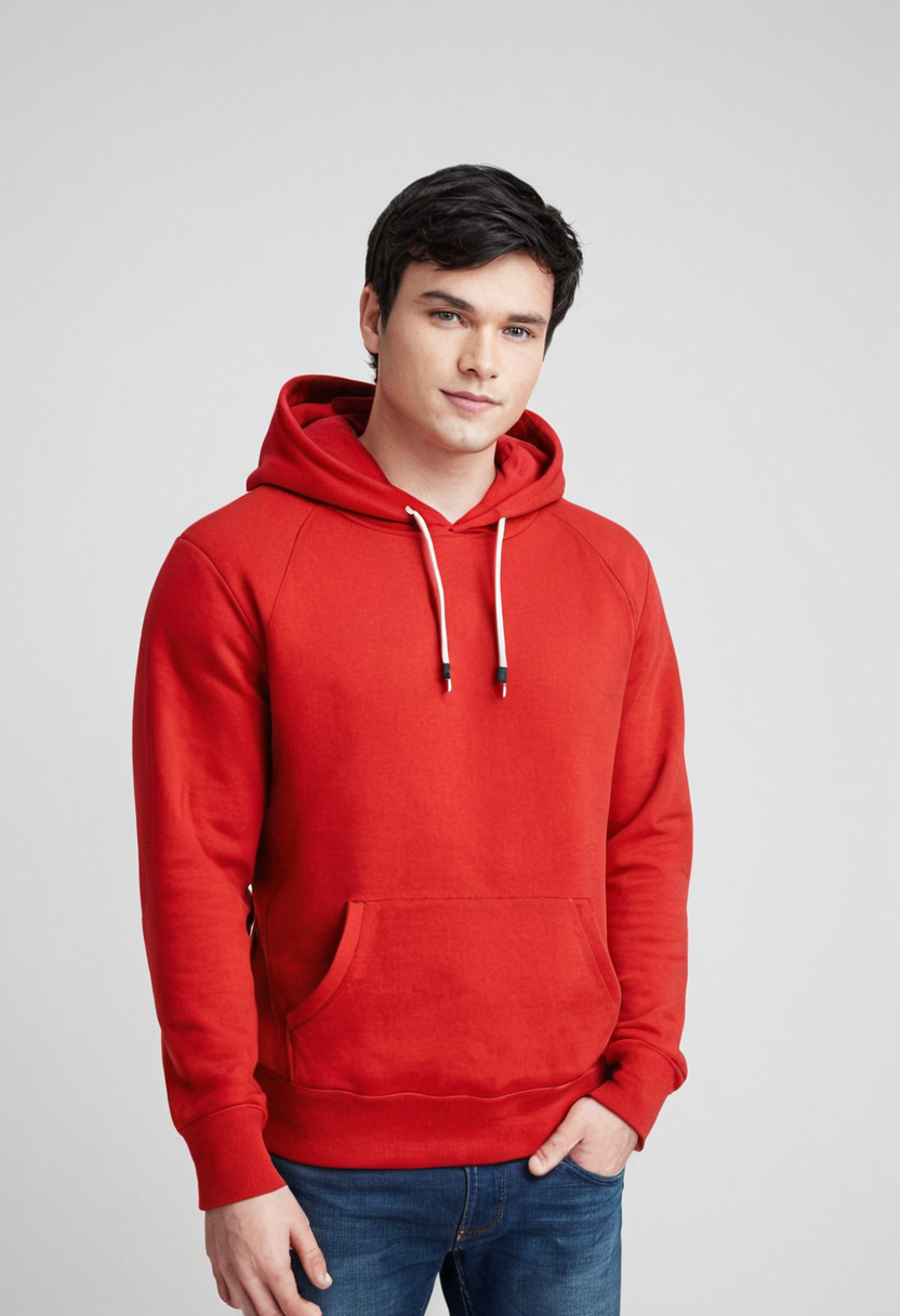 Red Radiance Red hoodie