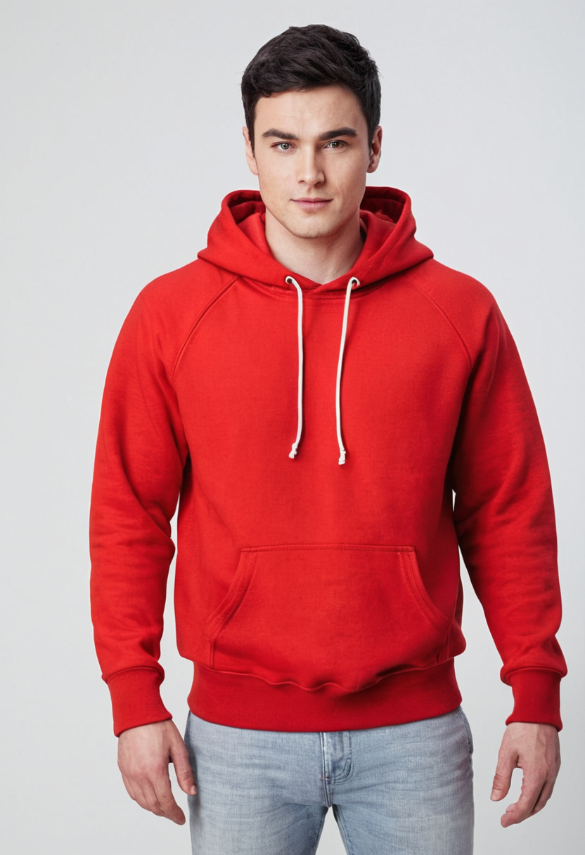 Red Radiance Red hoodie
