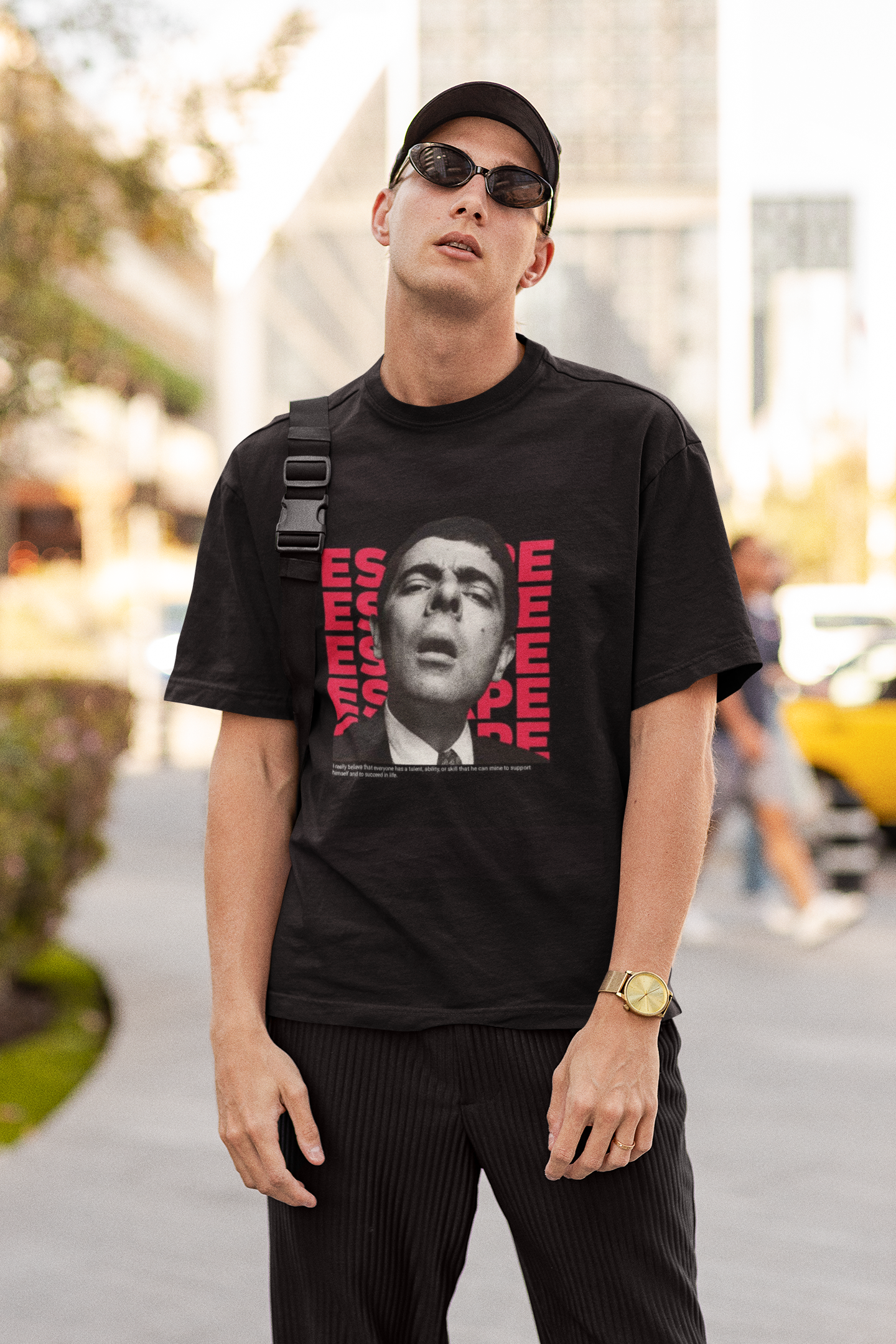 Escape Statement Black Tee