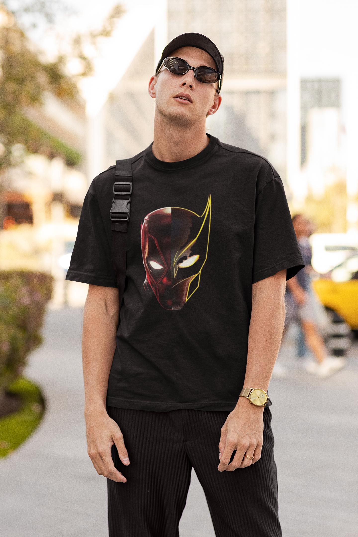 Ddpl & Wlvrn Print Black Tee