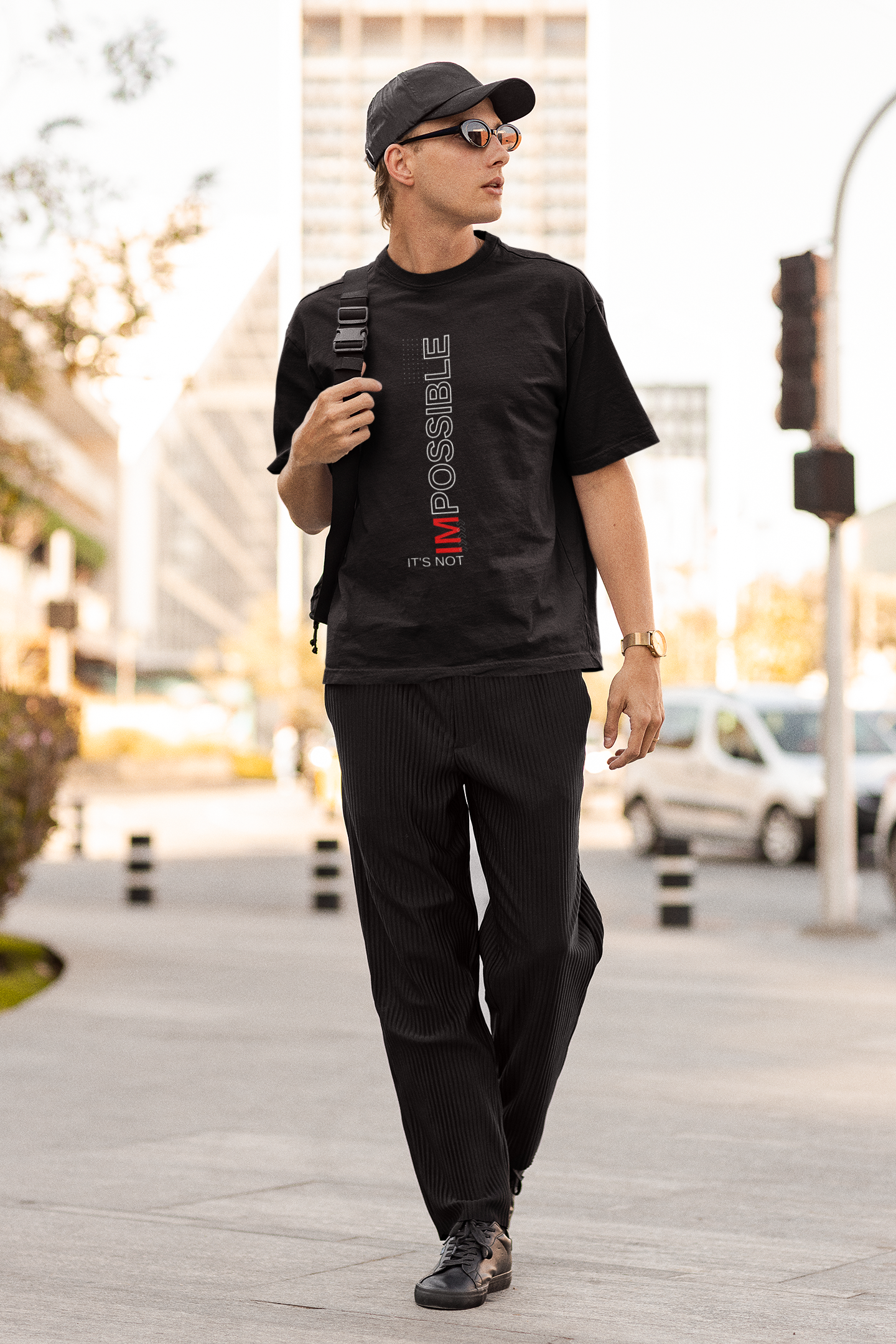 Impossible Black tee
