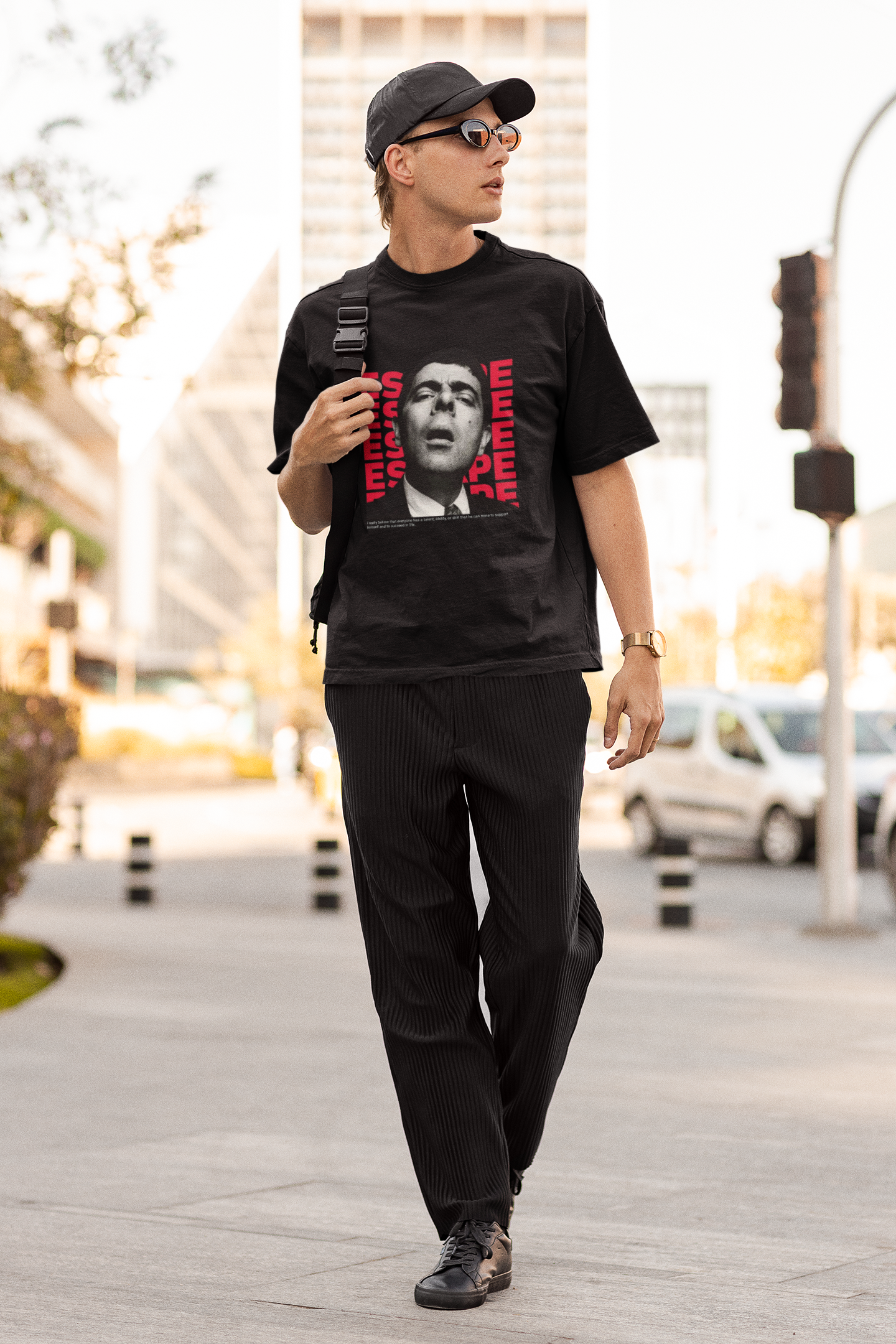 Escape Statement Black Tee