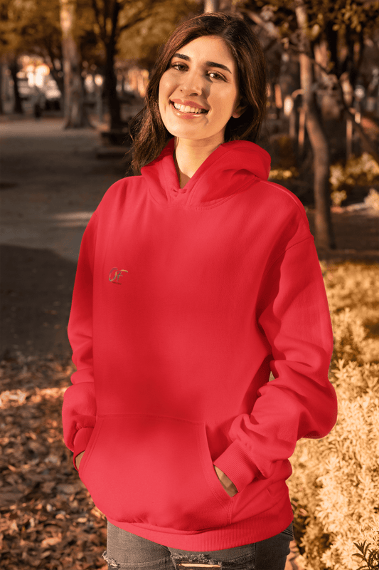 Red Radiance Red hoodie