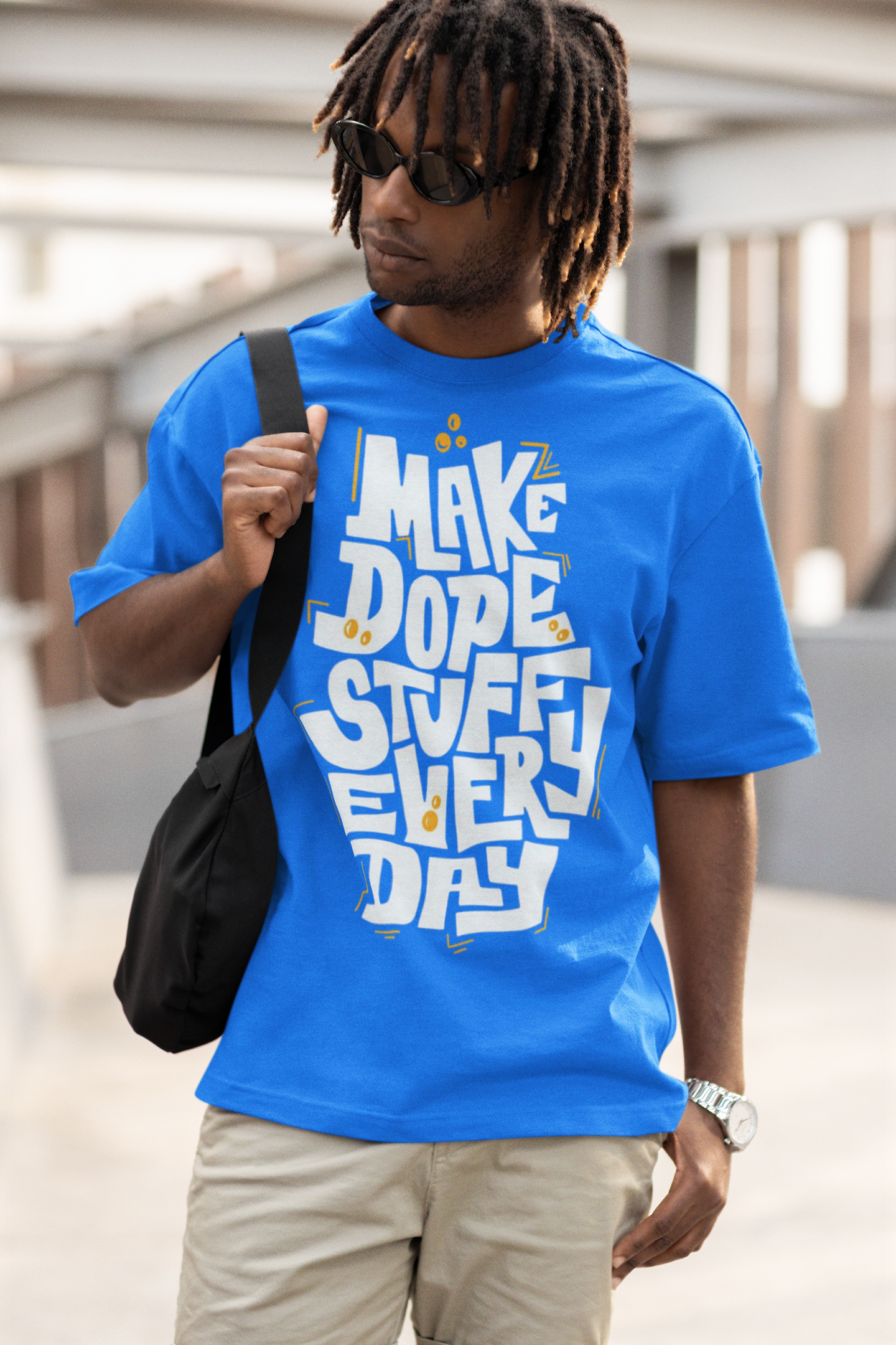 Make Dope Stuff Blue Tee