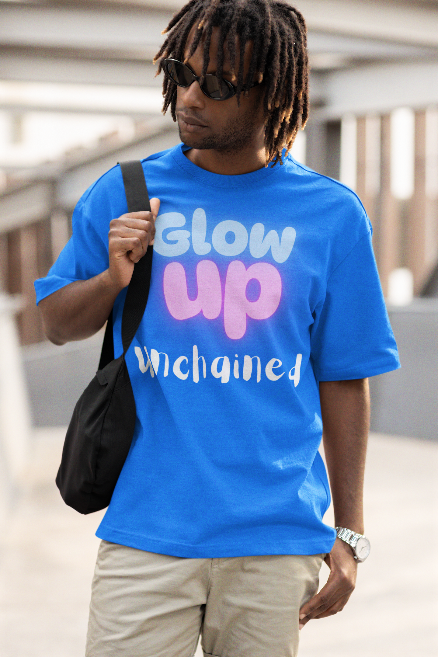 Unchained Blue Tee