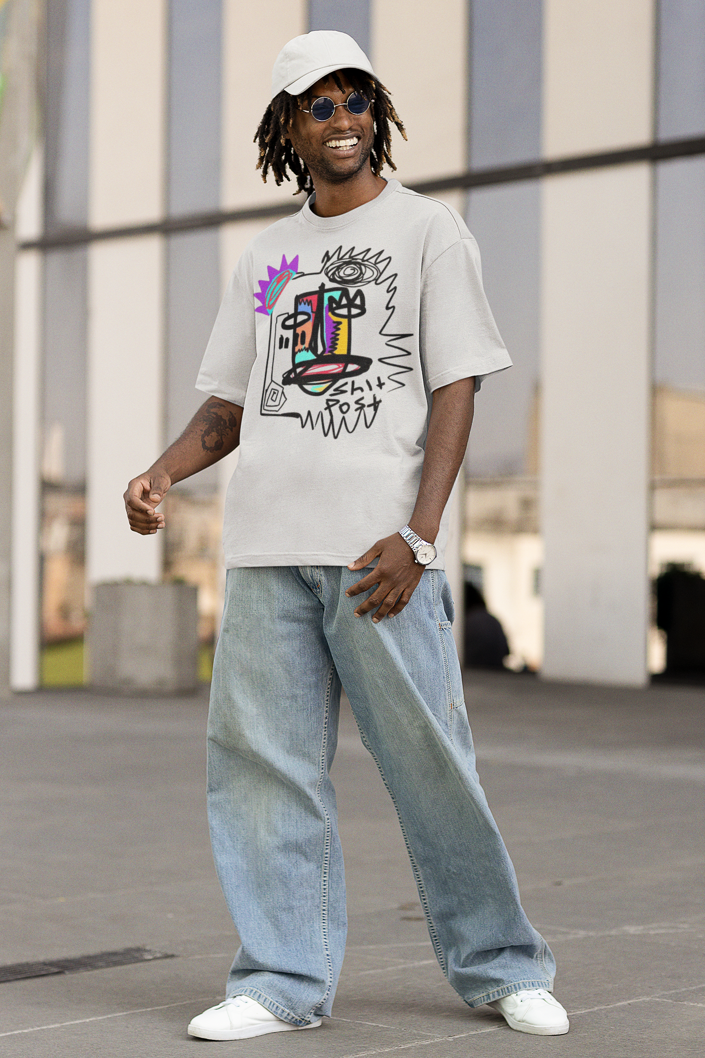 Shit Postt Off White Tee