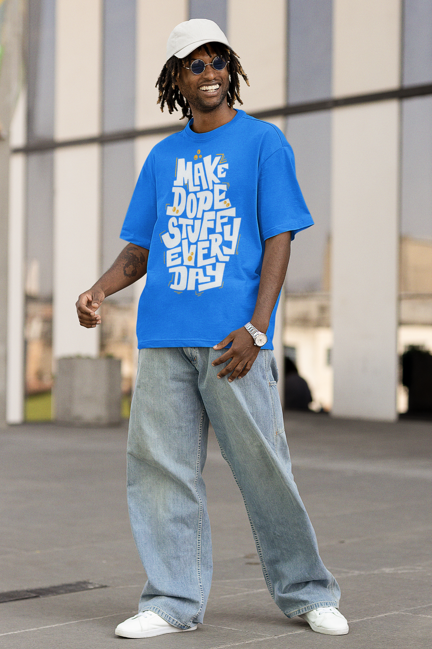 Make Dope Stuff Blue Tee