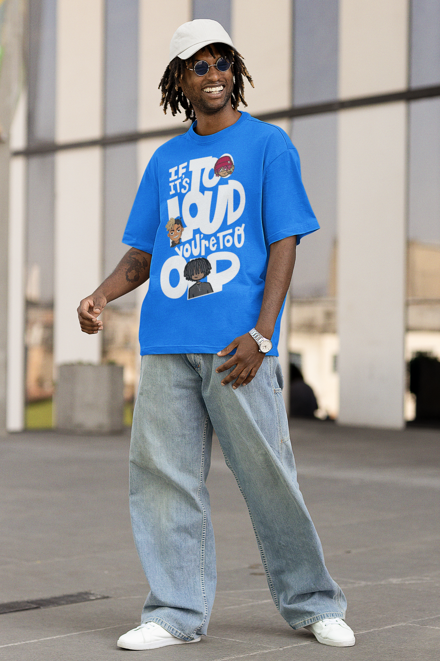 If its to Loud Blue Tee