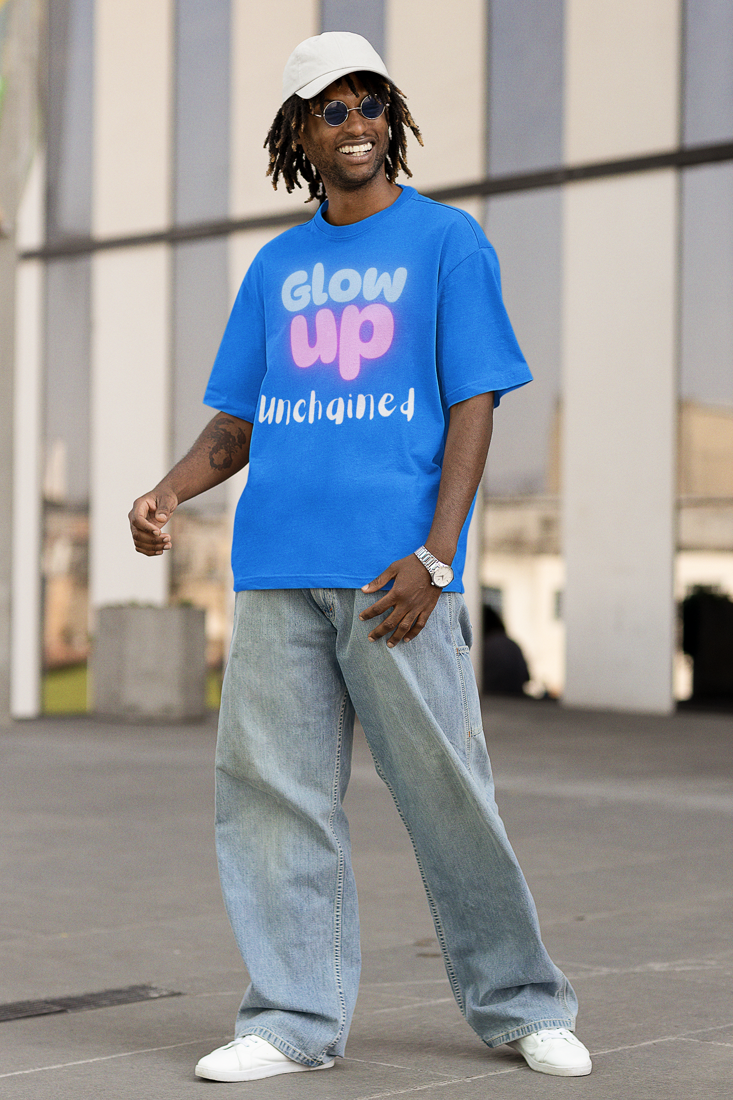Unchained Blue Tee