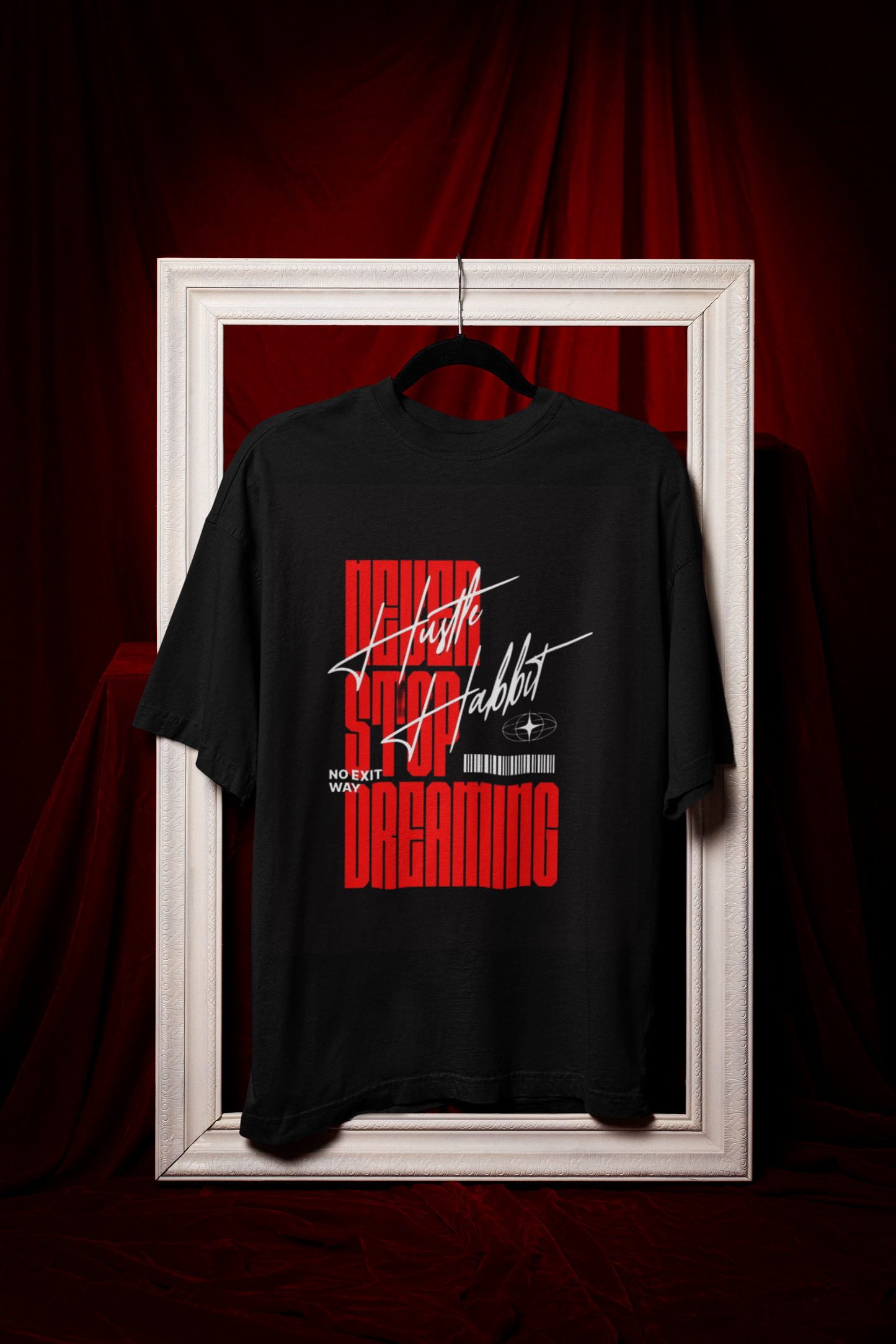 Never Stop Black tee