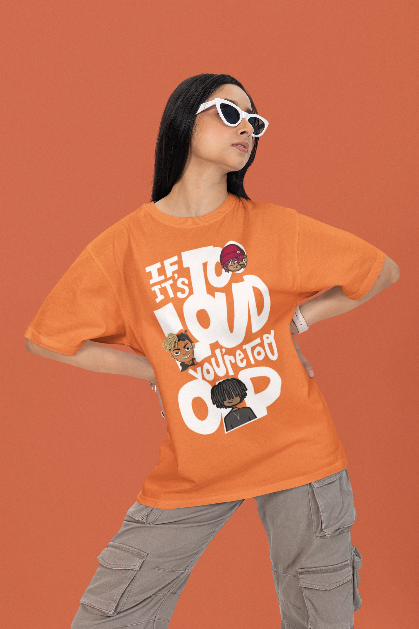 Too Loud Orange Tee