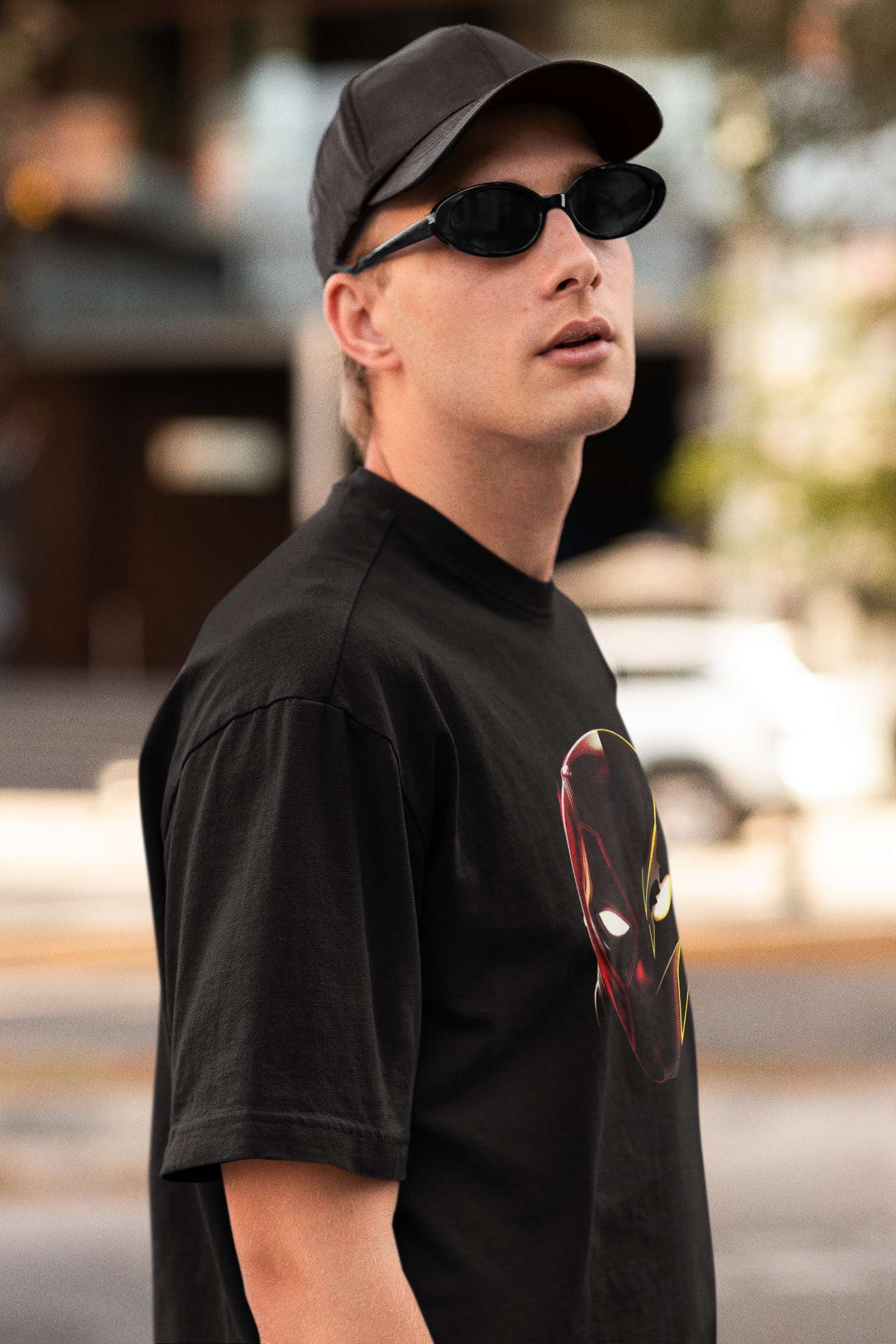Ddpl & Wlvrn Print Black Tee