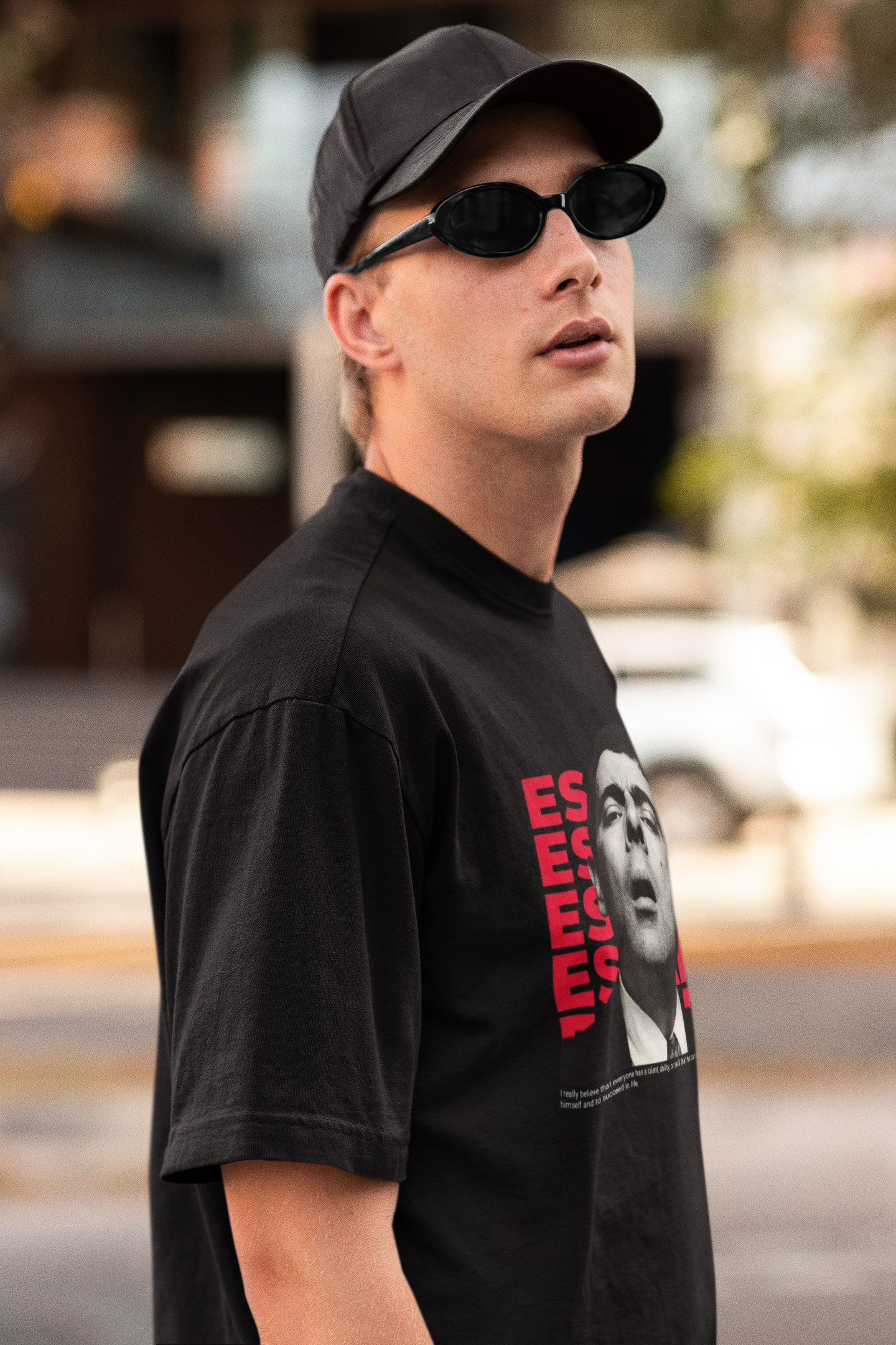 Escape Statement Black Tee