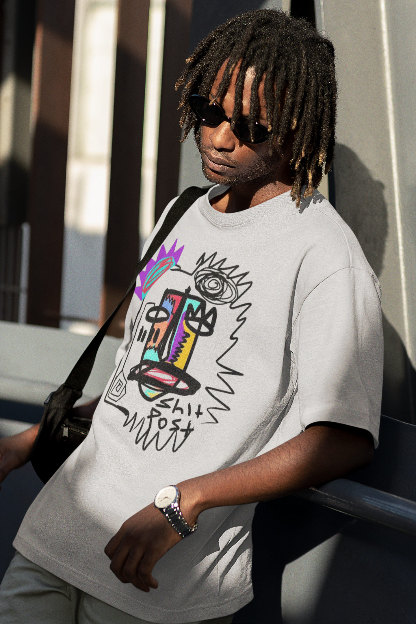 Shit Postt Off White Tee