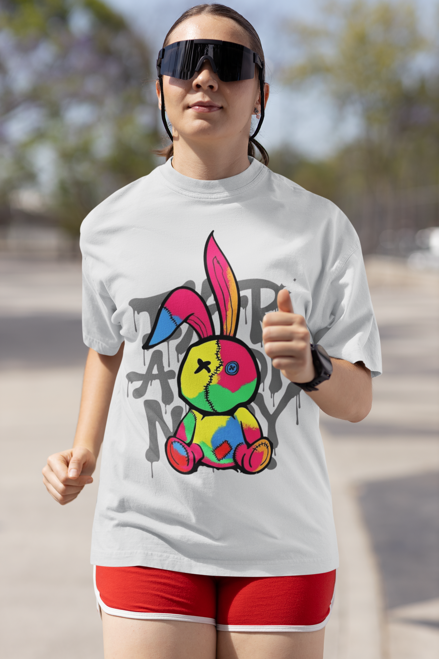 Dan Bunny Off White Tee
