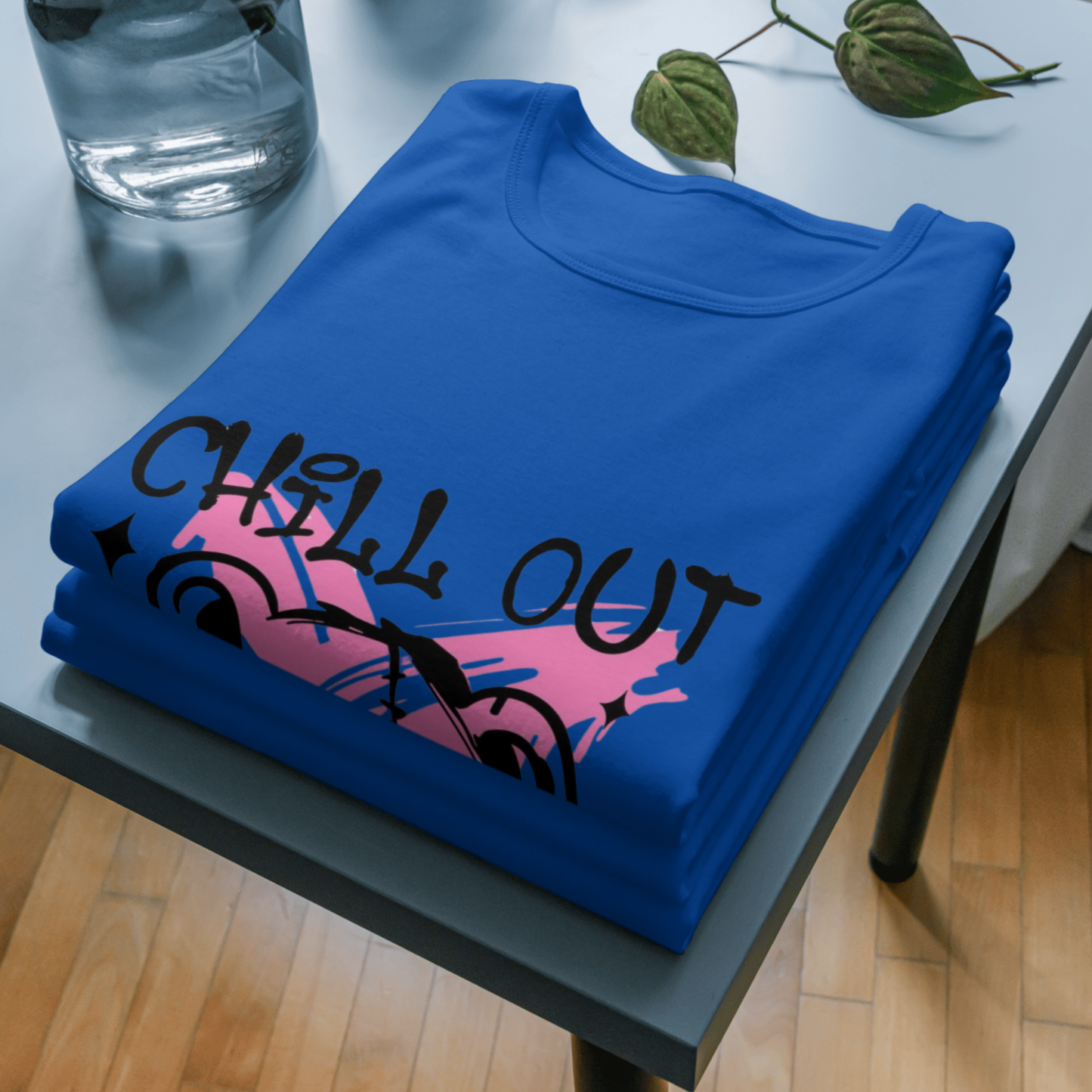 Chill out Blue Tee