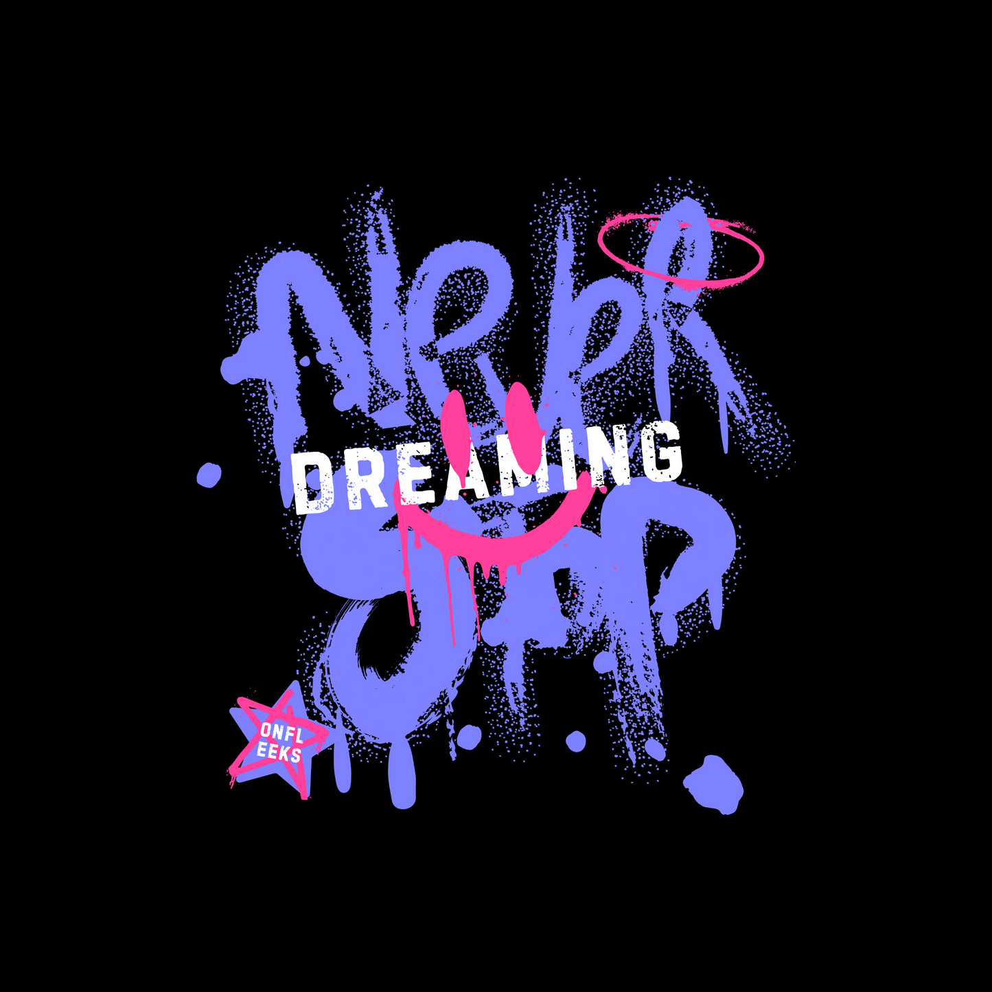 Dream Graffiti  Black Tee