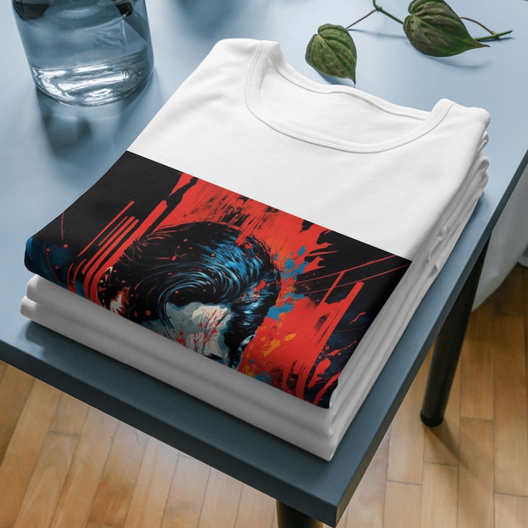 Supermen Print white Tee
