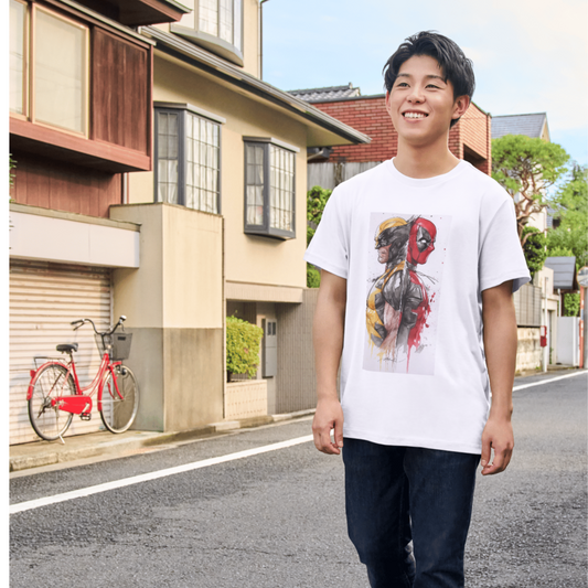 Steel and humor White Tee
