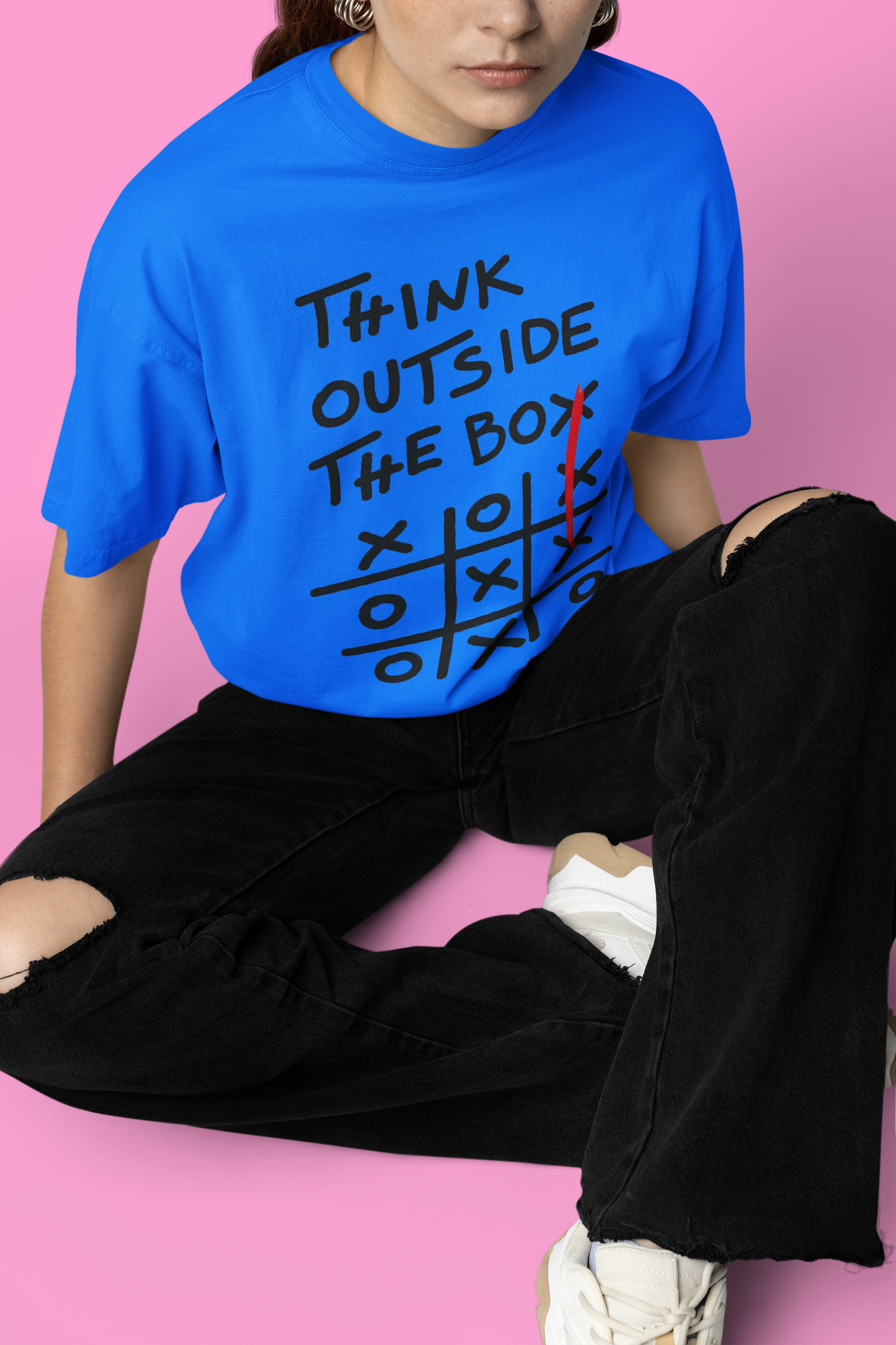 TiKtok Blue Tee