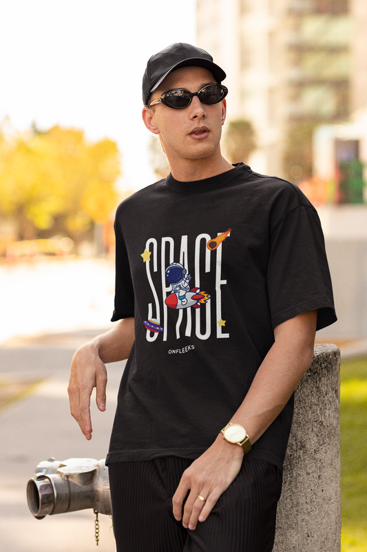 Cosmic Explorer Black Tee