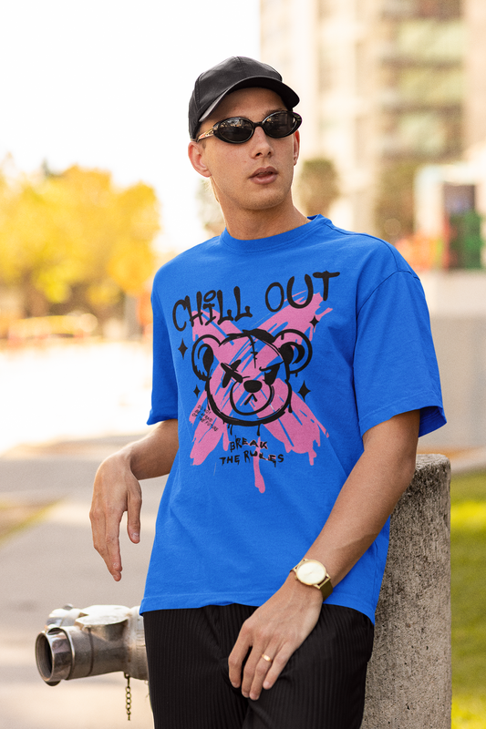 Chill out Blue Tee