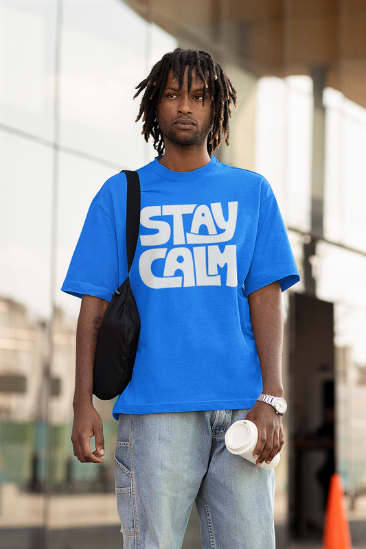 Stay Calm Blue Tee