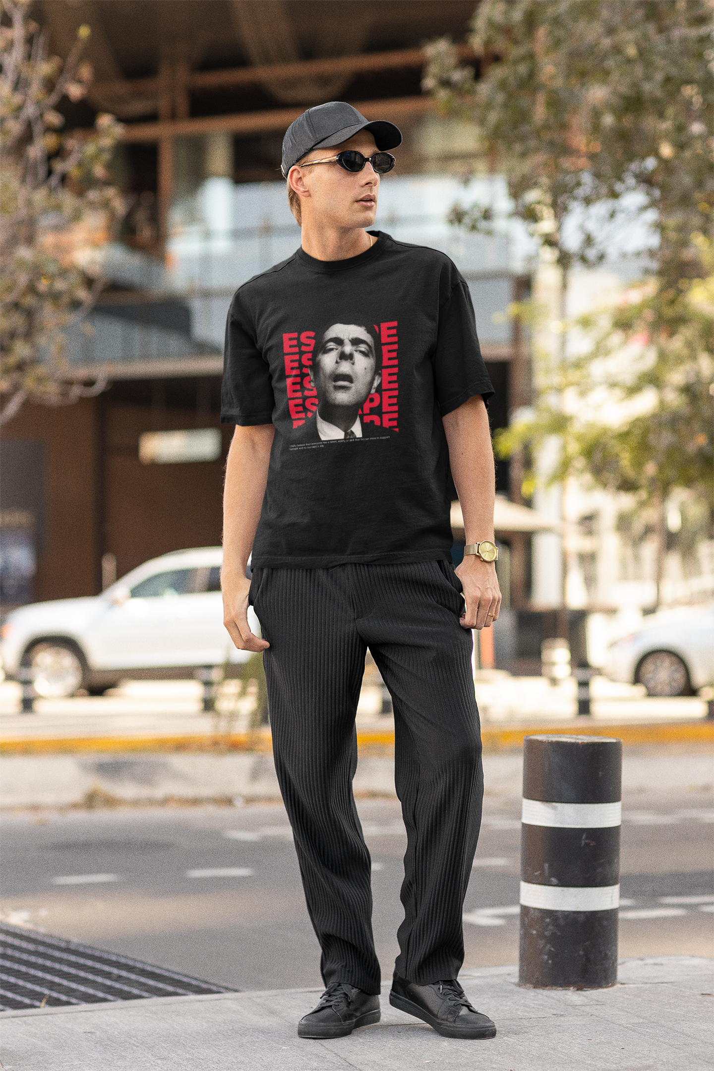 Escape Statement Black Tee