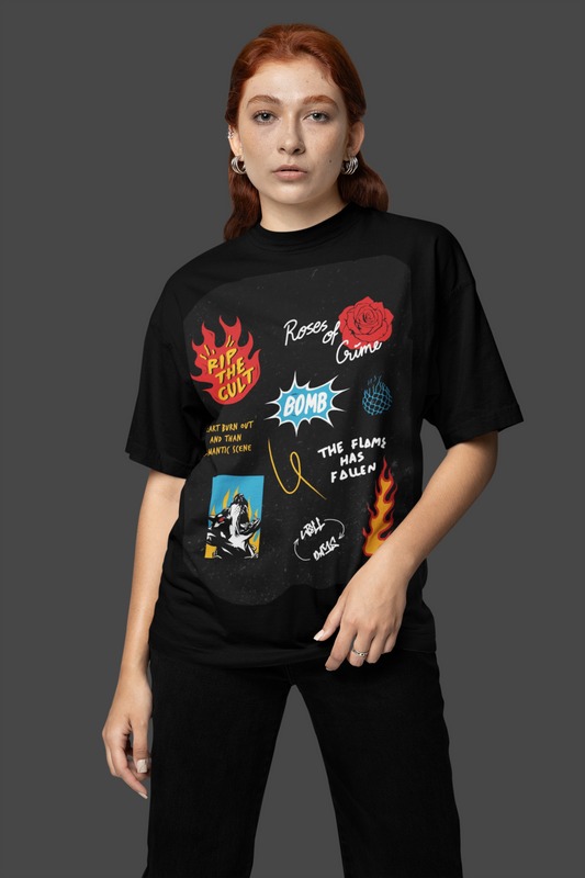 Sketch & Style Black Tee