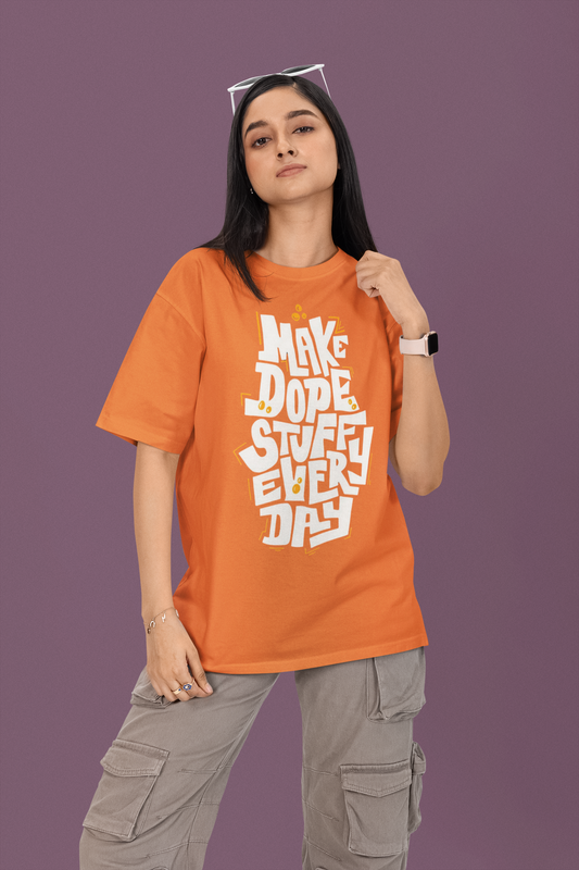Make It Dope Orange Tee