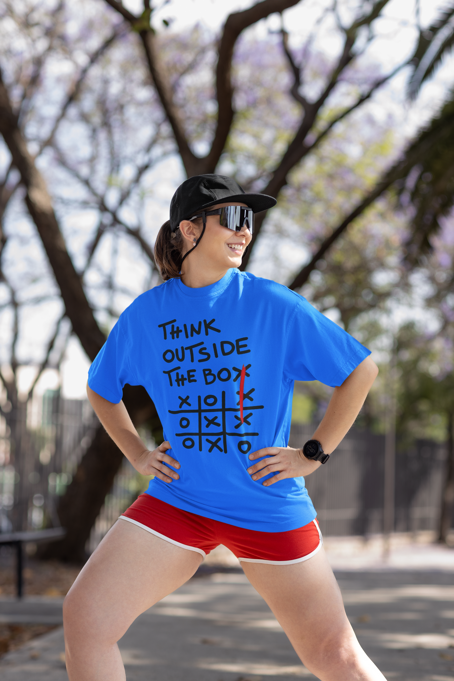 TiKtok Blue Tee