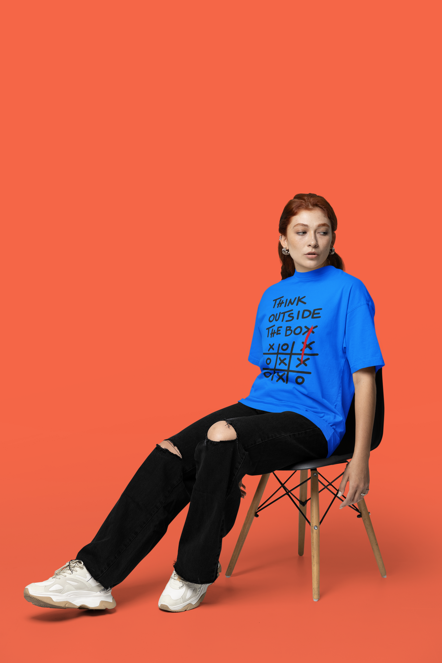 TiKtok Blue Tee