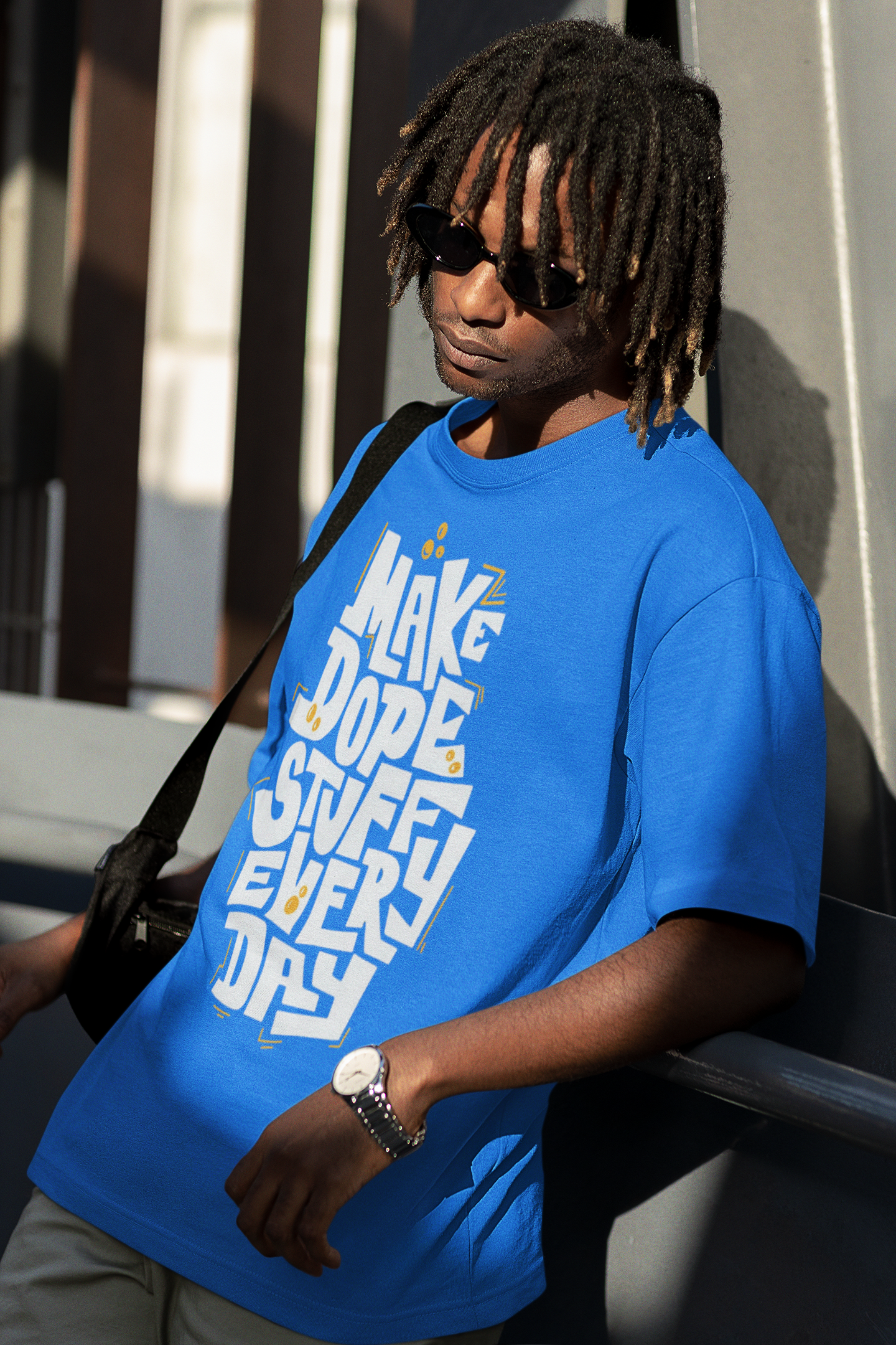 Make Dope Stuff Blue Tee