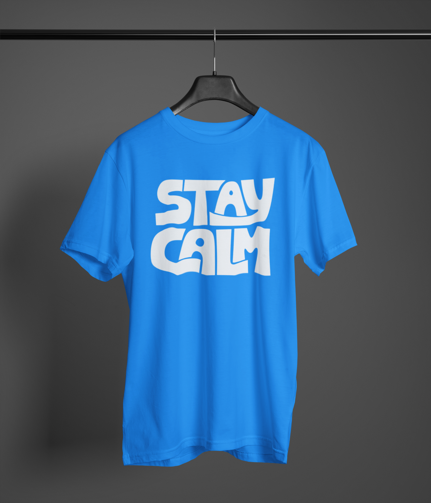 Stay Calm Blue Tee