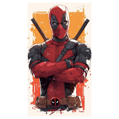 Deadpool Print white Tee