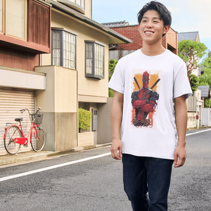Deadpool Print white Tee